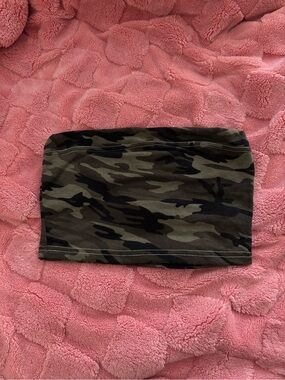 Camo tube top